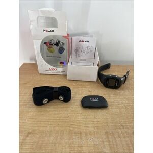 Polar A300 Fitness Watch & H7 Bluetooth Heart Rate Sensor, Chest Strap W/Charger